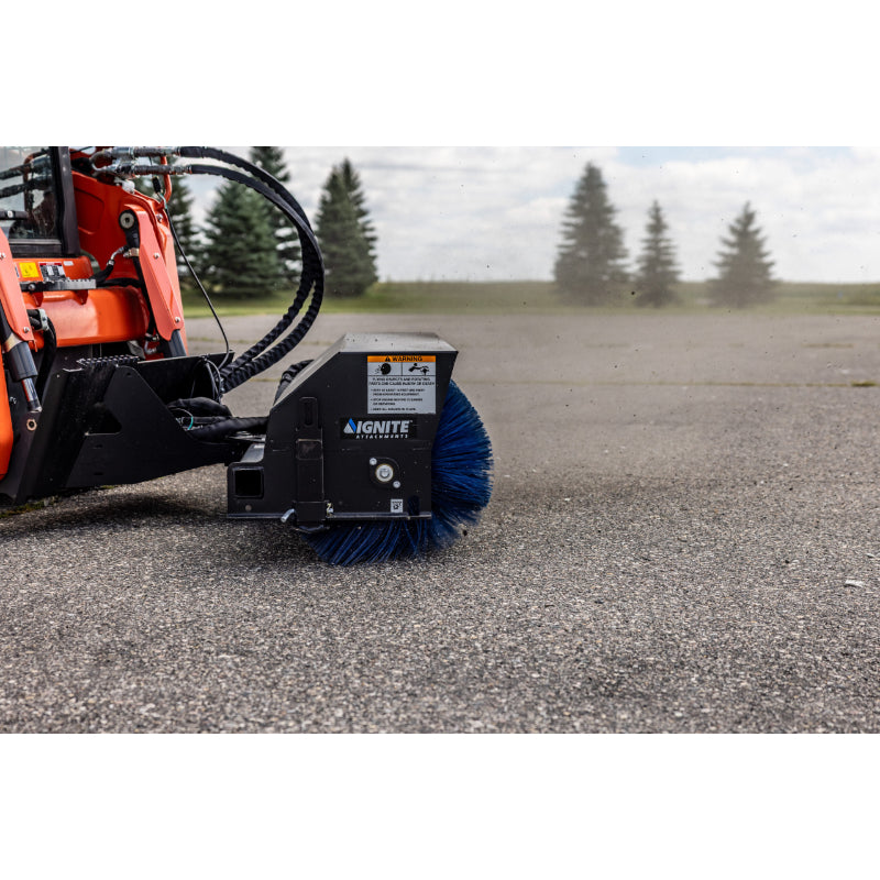 Ignite Attachments - Hydraulic Angle Broom
